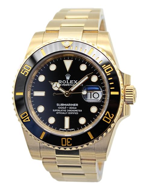 rolex submariner gold dial